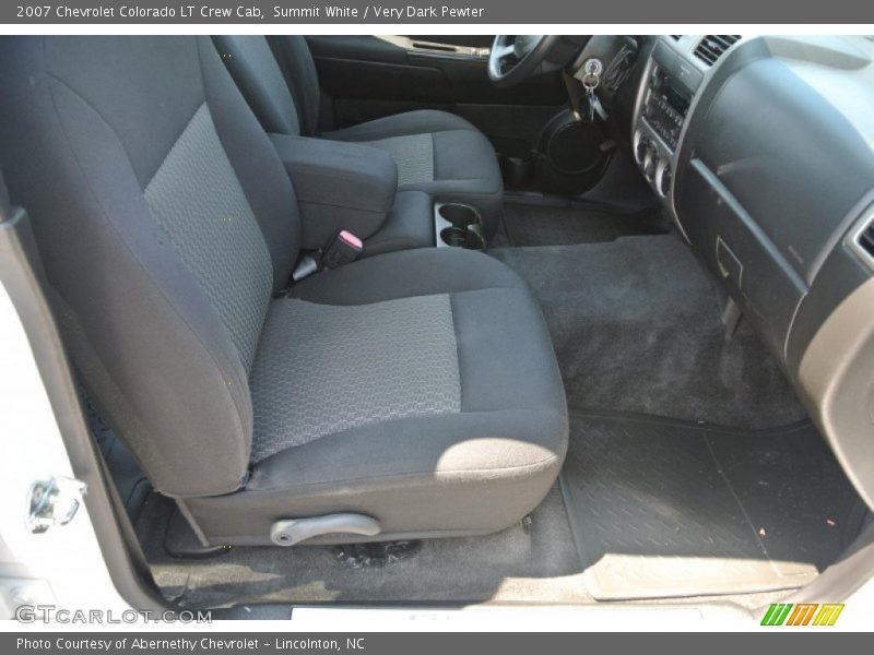Summit White / Very Dark Pewter 2007 Chevrolet Colorado LT Crew Cab