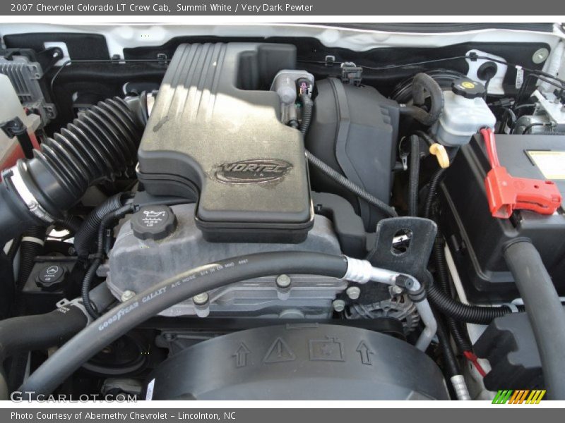 Summit White / Very Dark Pewter 2007 Chevrolet Colorado LT Crew Cab