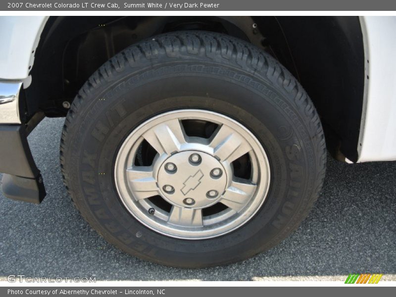 Summit White / Very Dark Pewter 2007 Chevrolet Colorado LT Crew Cab