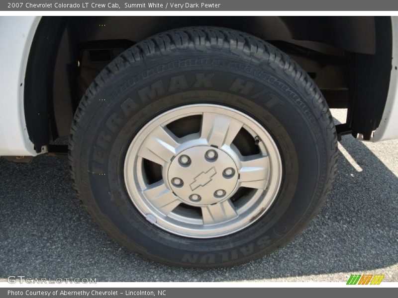 Summit White / Very Dark Pewter 2007 Chevrolet Colorado LT Crew Cab