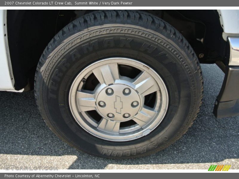 Summit White / Very Dark Pewter 2007 Chevrolet Colorado LT Crew Cab