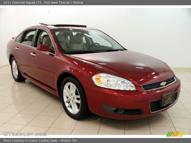 Red Jewel Tintcoat / Neutral 2011 Chevrolet Impala LTZ