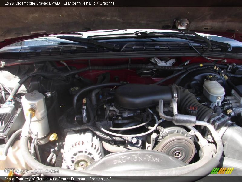 Cranberry Metallic / Graphite 1999 Oldsmobile Bravada AWD