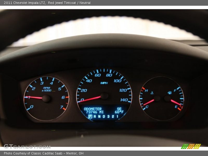 Red Jewel Tintcoat / Neutral 2011 Chevrolet Impala LTZ