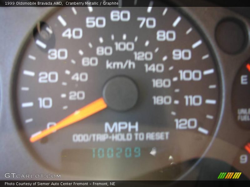 Cranberry Metallic / Graphite 1999 Oldsmobile Bravada AWD