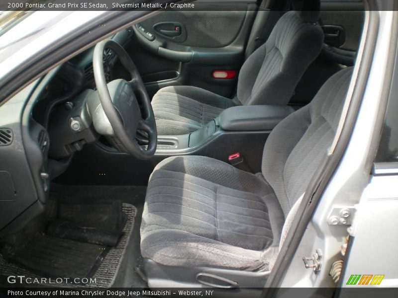 Silvermist Metallic / Graphite 2000 Pontiac Grand Prix SE Sedan