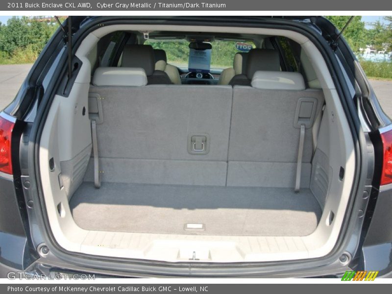Cyber Gray Metallic / Titanium/Dark Titanium 2011 Buick Enclave CXL AWD