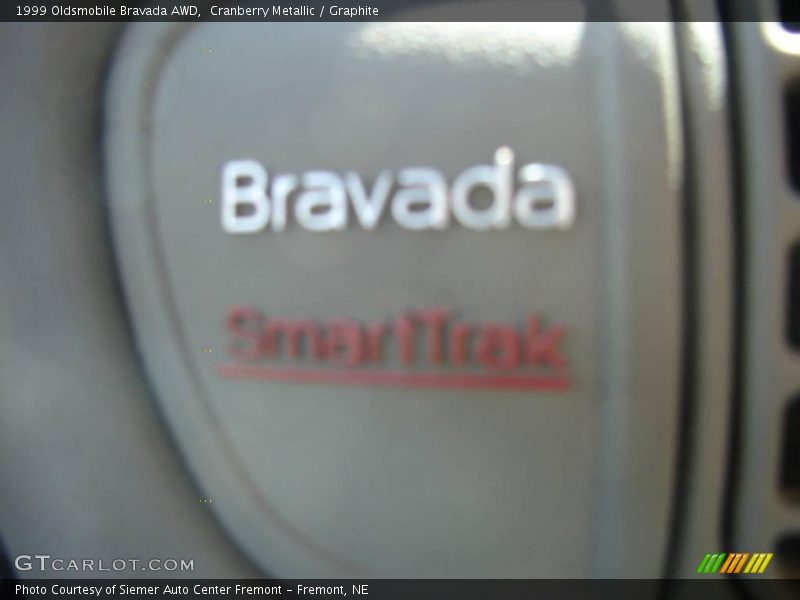 Cranberry Metallic / Graphite 1999 Oldsmobile Bravada AWD