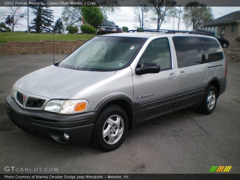 Galaxy Silver Metallic / Gray 2002 Pontiac Montana