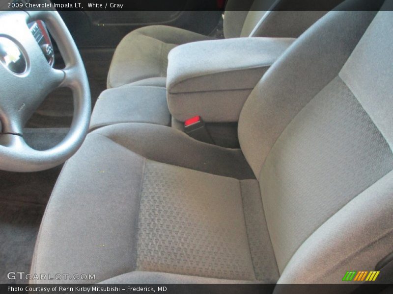 White / Gray 2009 Chevrolet Impala LT