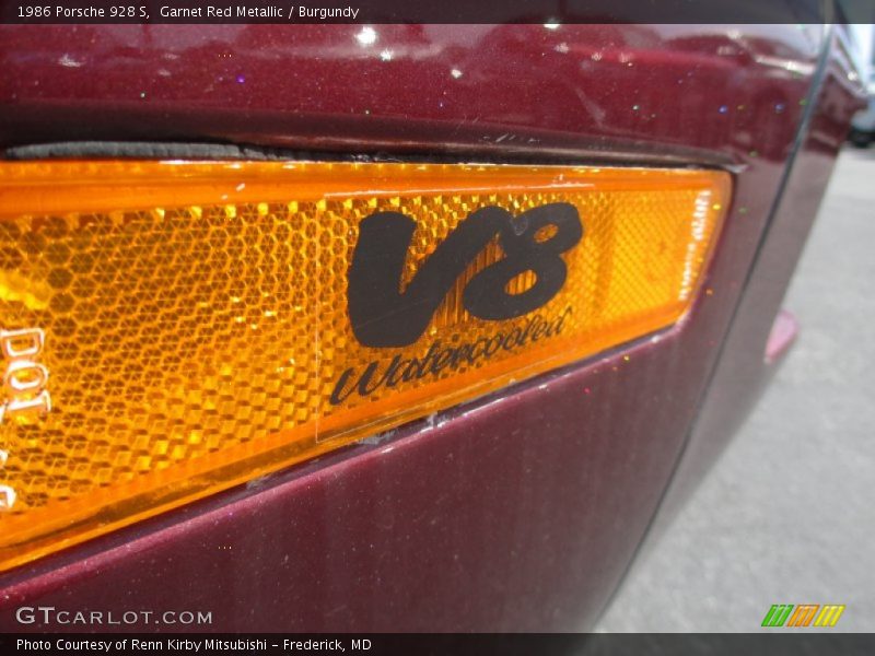 Garnet Red Metallic / Burgundy 1986 Porsche 928 S