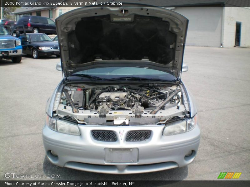 Silvermist Metallic / Graphite 2000 Pontiac Grand Prix SE Sedan