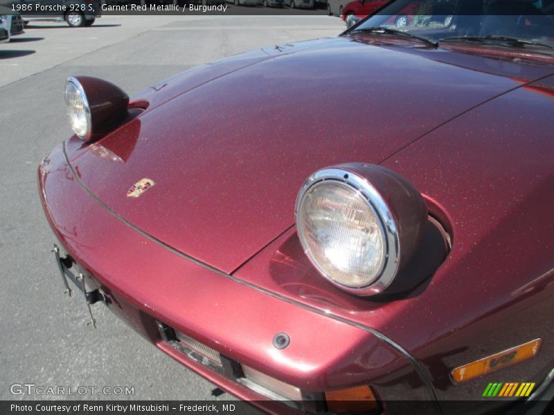 Garnet Red Metallic / Burgundy 1986 Porsche 928 S