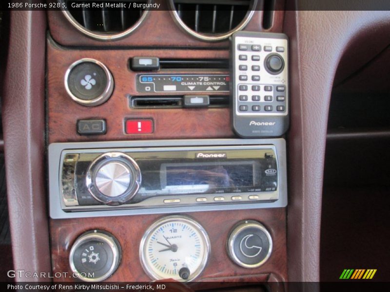 Controls of 1986 928 S