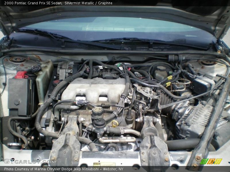 Silvermist Metallic / Graphite 2000 Pontiac Grand Prix SE Sedan
