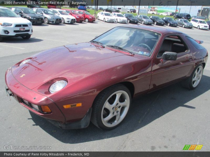 Garnet Red Metallic / Burgundy 1986 Porsche 928 S