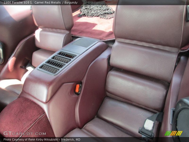 Rear Seat of 1986 928 S