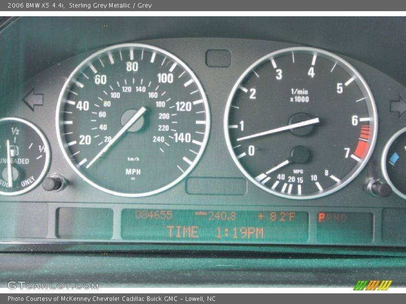 Sterling Grey Metallic / Grey 2006 BMW X5 4.4i