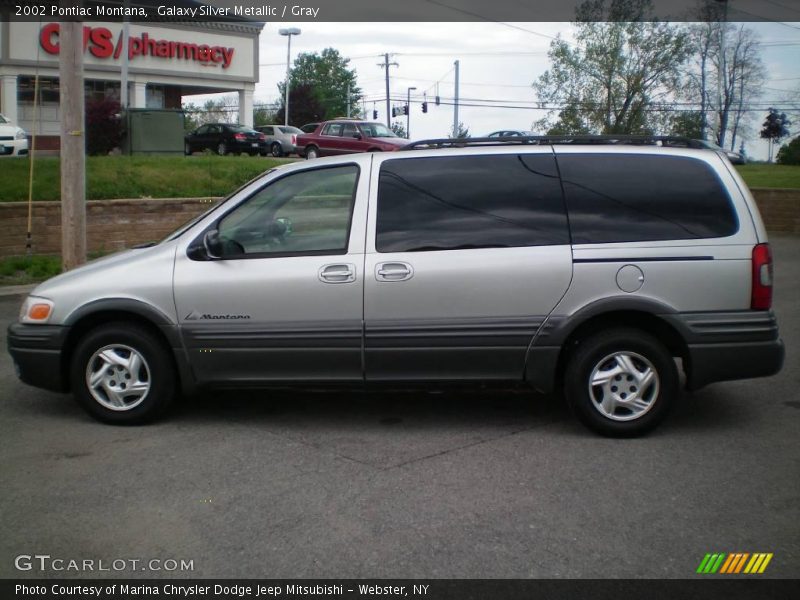 Galaxy Silver Metallic / Gray 2002 Pontiac Montana