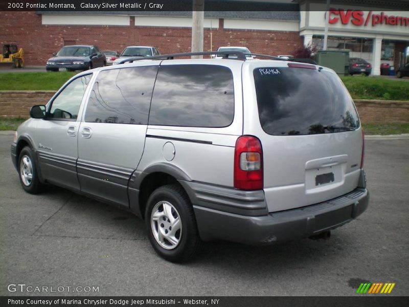 Galaxy Silver Metallic / Gray 2002 Pontiac Montana