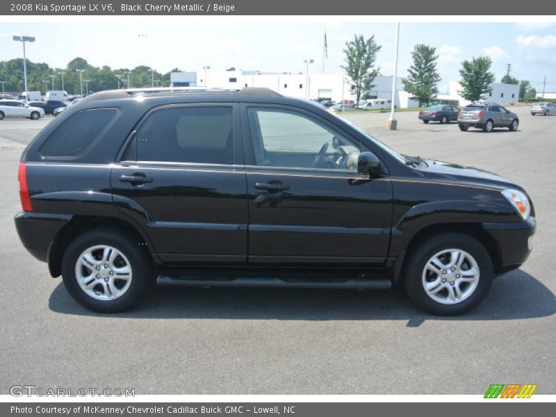 Black Cherry Metallic / Beige 2008 Kia Sportage LX V6