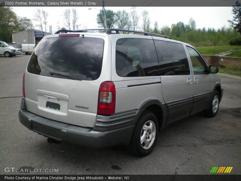 Galaxy Silver Metallic / Gray 2002 Pontiac Montana