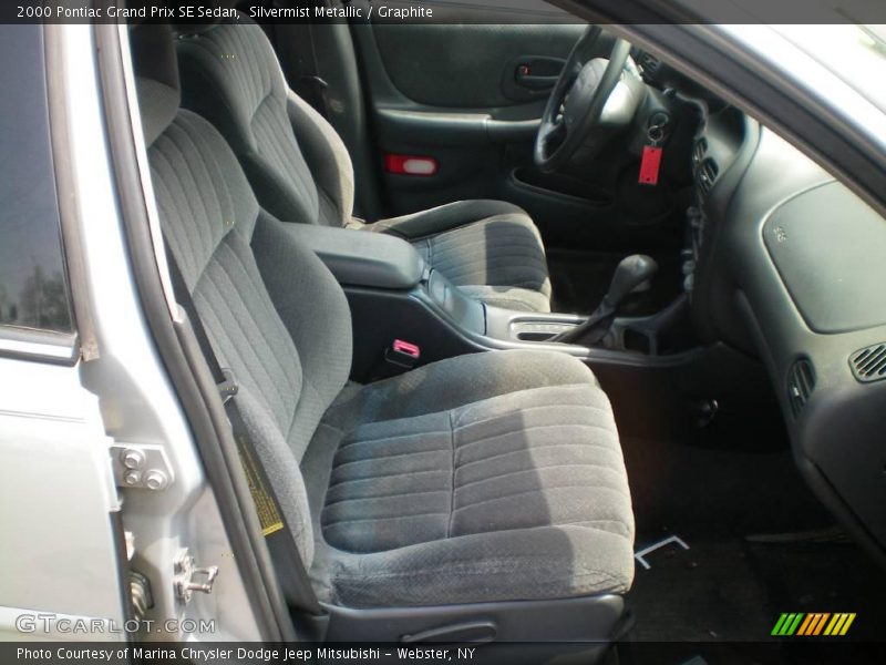 Silvermist Metallic / Graphite 2000 Pontiac Grand Prix SE Sedan