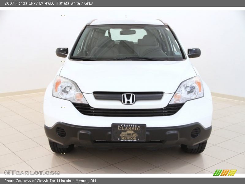 Taffeta White / Gray 2007 Honda CR-V LX 4WD