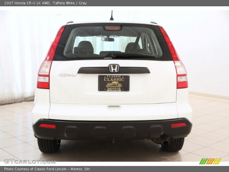 Taffeta White / Gray 2007 Honda CR-V LX 4WD