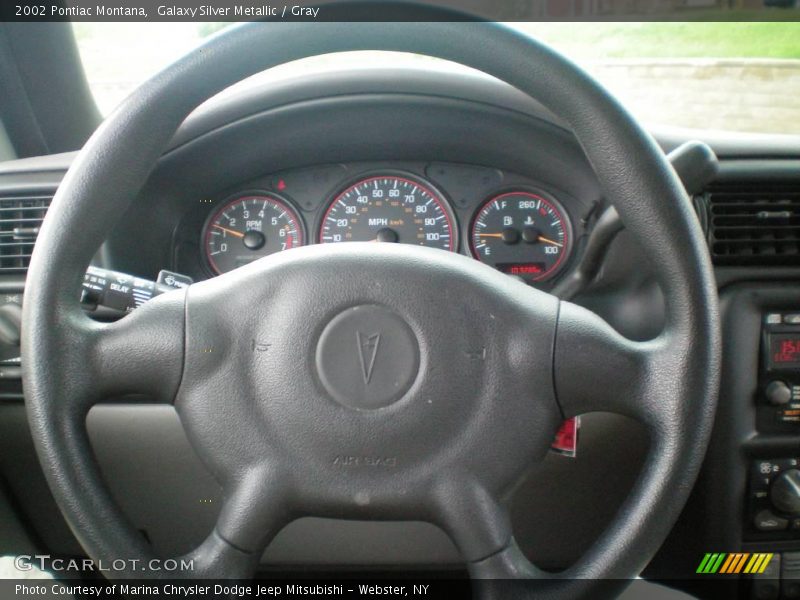 Galaxy Silver Metallic / Gray 2002 Pontiac Montana