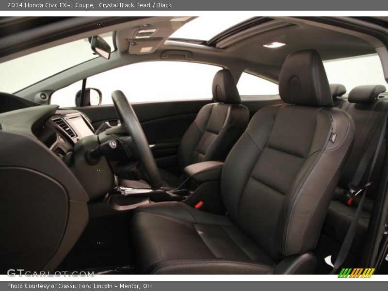 Front Seat of 2014 Civic EX-L Coupe