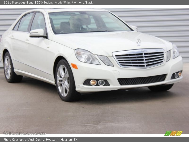 Arctic White / Almond/Black 2011 Mercedes-Benz E 350 Sedan