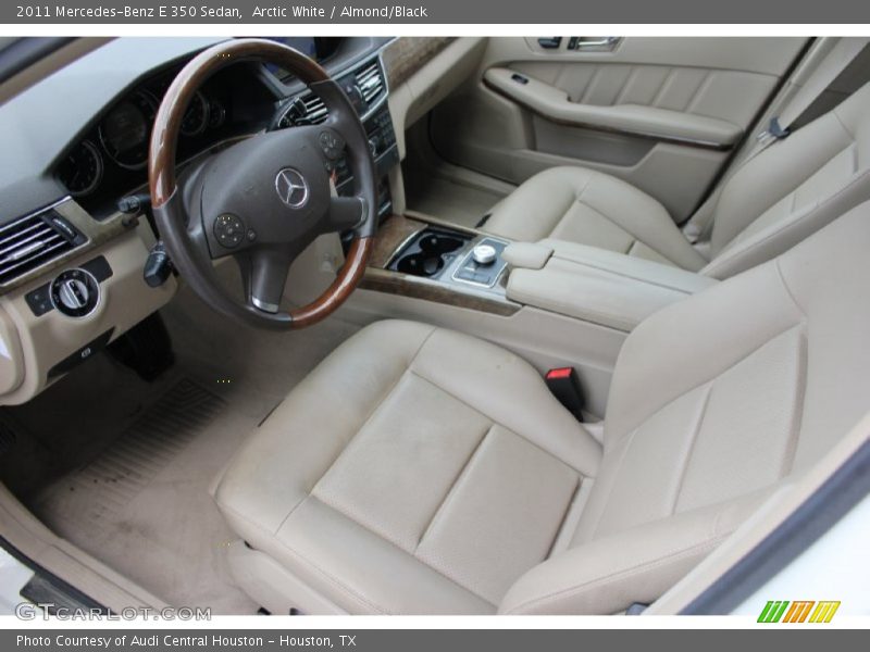 Arctic White / Almond/Black 2011 Mercedes-Benz E 350 Sedan