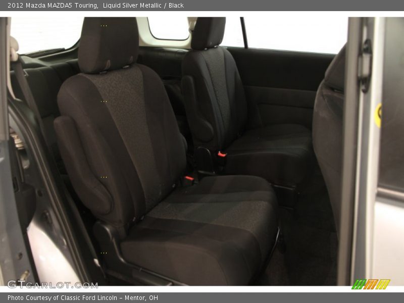 Liquid Silver Metallic / Black 2012 Mazda MAZDA5 Touring