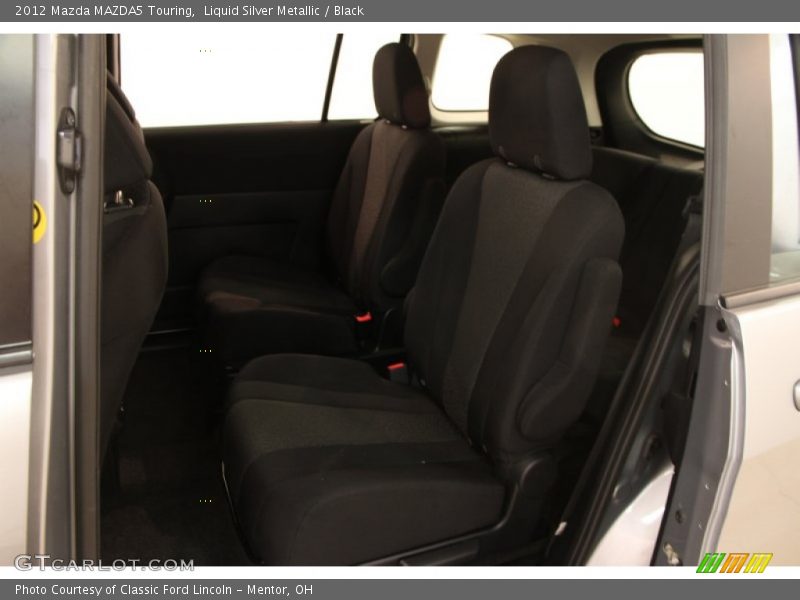 Liquid Silver Metallic / Black 2012 Mazda MAZDA5 Touring