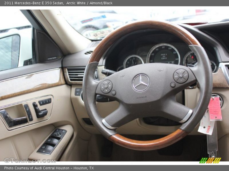 Arctic White / Almond/Black 2011 Mercedes-Benz E 350 Sedan