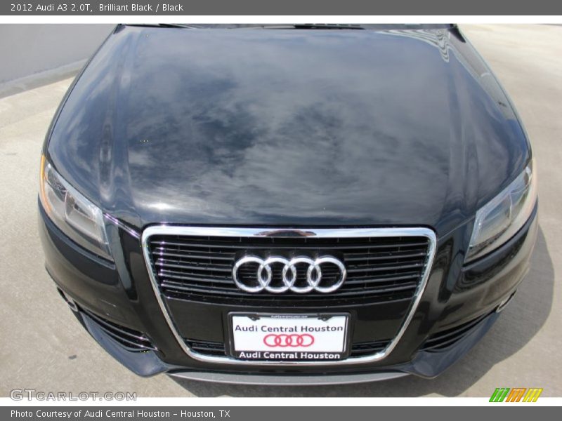 Brilliant Black / Black 2012 Audi A3 2.0T