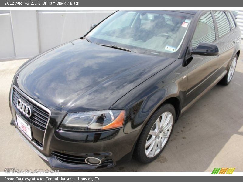 Brilliant Black / Black 2012 Audi A3 2.0T