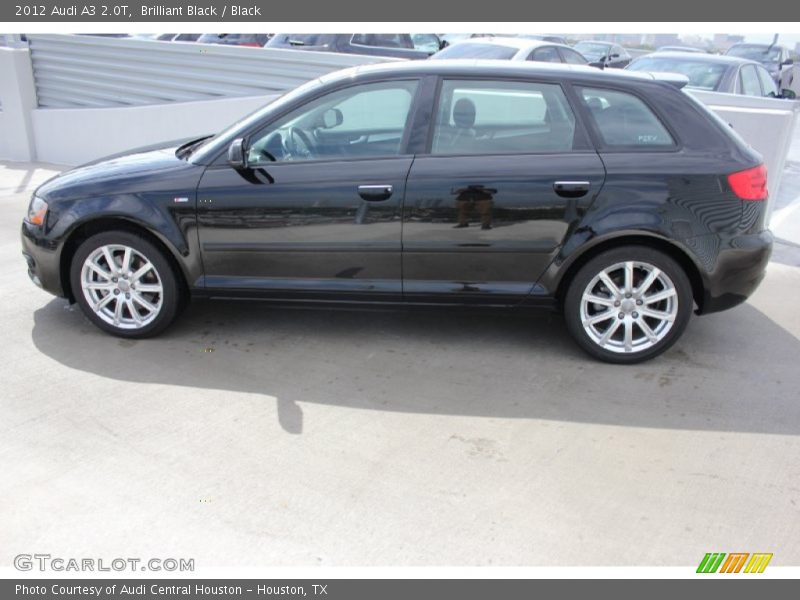 Brilliant Black / Black 2012 Audi A3 2.0T