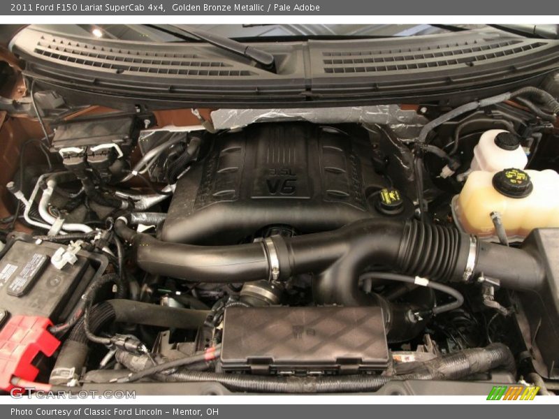 Golden Bronze Metallic / Pale Adobe 2011 Ford F150 Lariat SuperCab 4x4