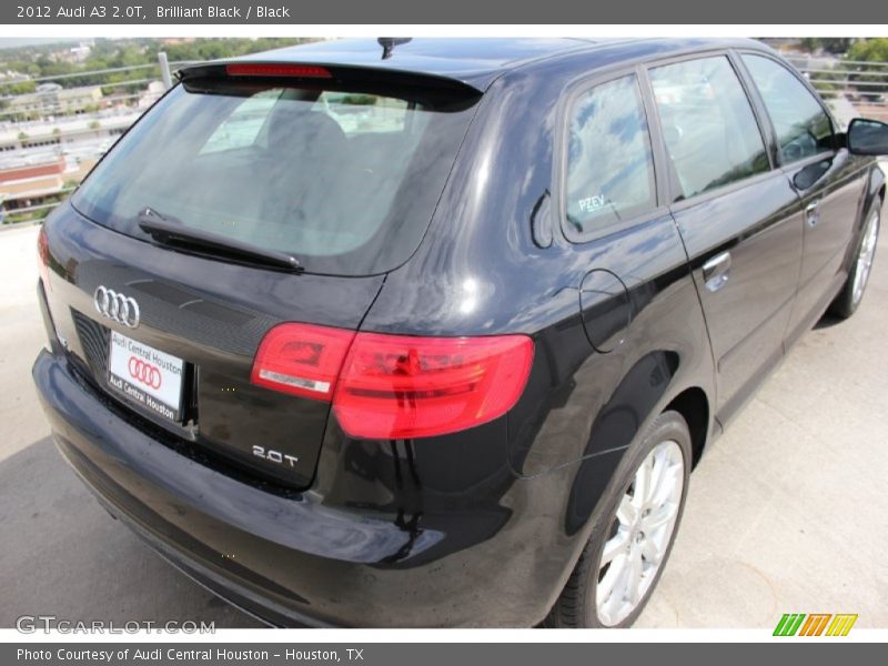 Brilliant Black / Black 2012 Audi A3 2.0T