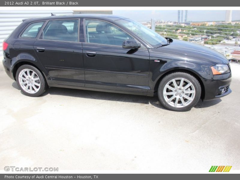 Brilliant Black / Black 2012 Audi A3 2.0T