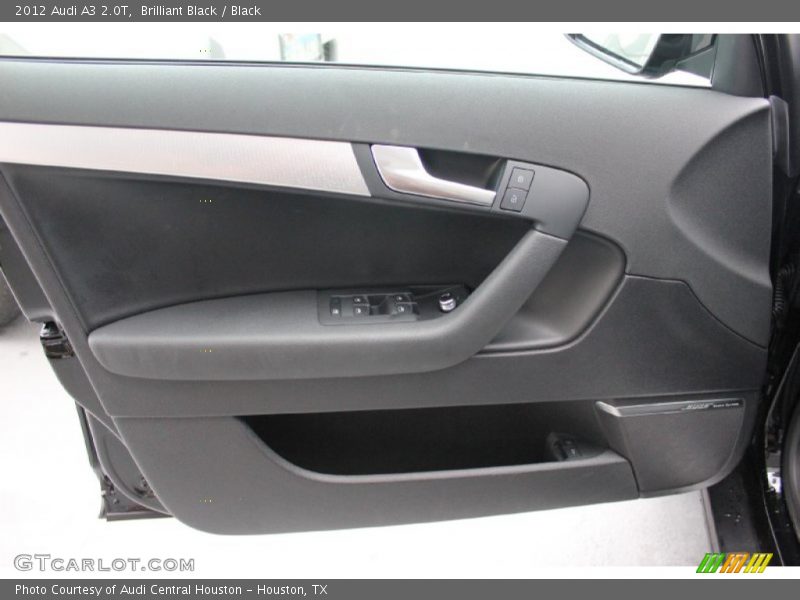 Brilliant Black / Black 2012 Audi A3 2.0T