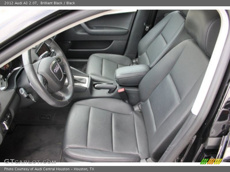 Brilliant Black / Black 2012 Audi A3 2.0T