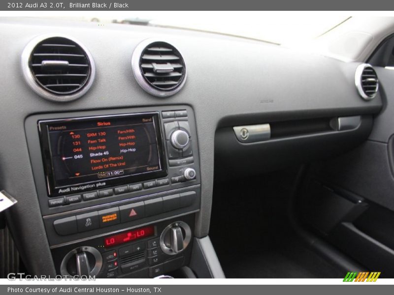 Brilliant Black / Black 2012 Audi A3 2.0T
