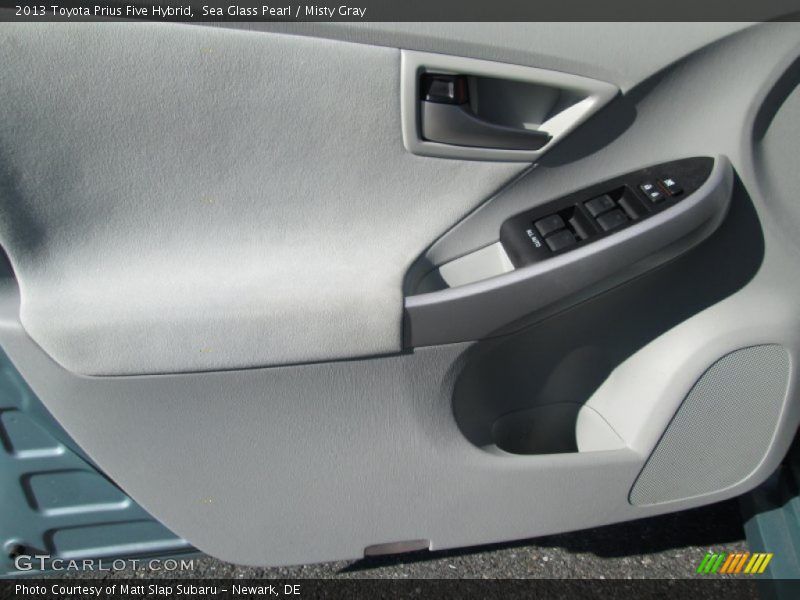 Sea Glass Pearl / Misty Gray 2013 Toyota Prius Five Hybrid