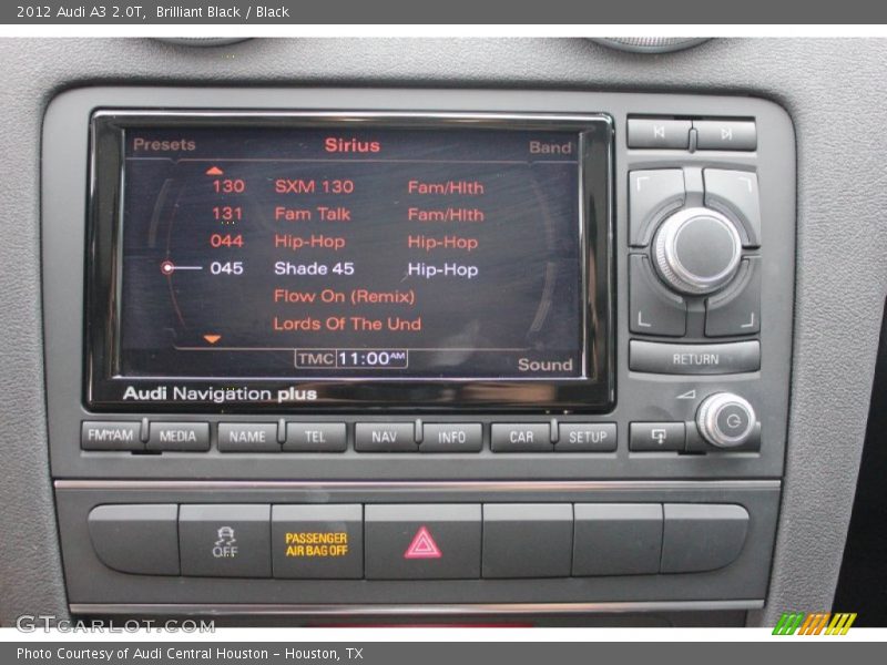 Brilliant Black / Black 2012 Audi A3 2.0T
