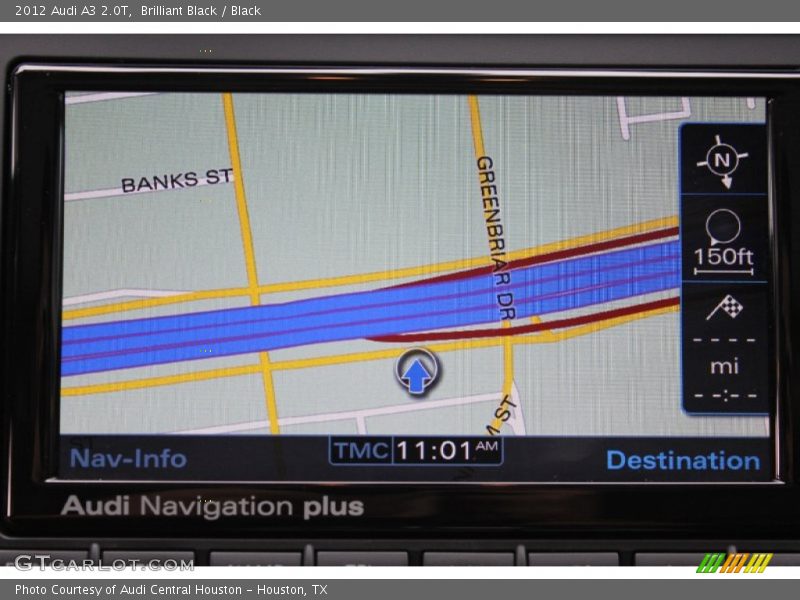 Brilliant Black / Black 2012 Audi A3 2.0T