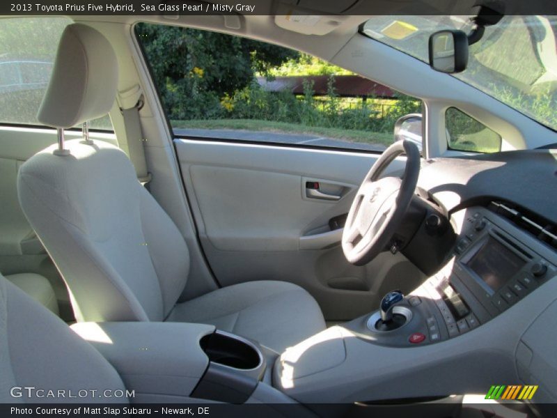 Sea Glass Pearl / Misty Gray 2013 Toyota Prius Five Hybrid