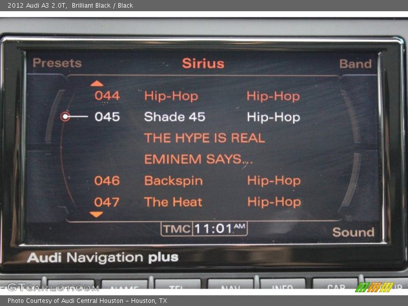 Brilliant Black / Black 2012 Audi A3 2.0T